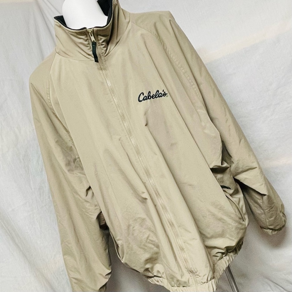 Cabela's Men’s Long Sleeve Full Zip Nylon Shell Fleece Lined Jacket 3XL Tall